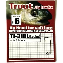 Vanfook Trout Jig hooks TJ-31BL vel.4 25ks