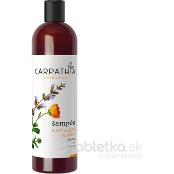 Carpathia šampón na rast a lesk vlasov 350 ml