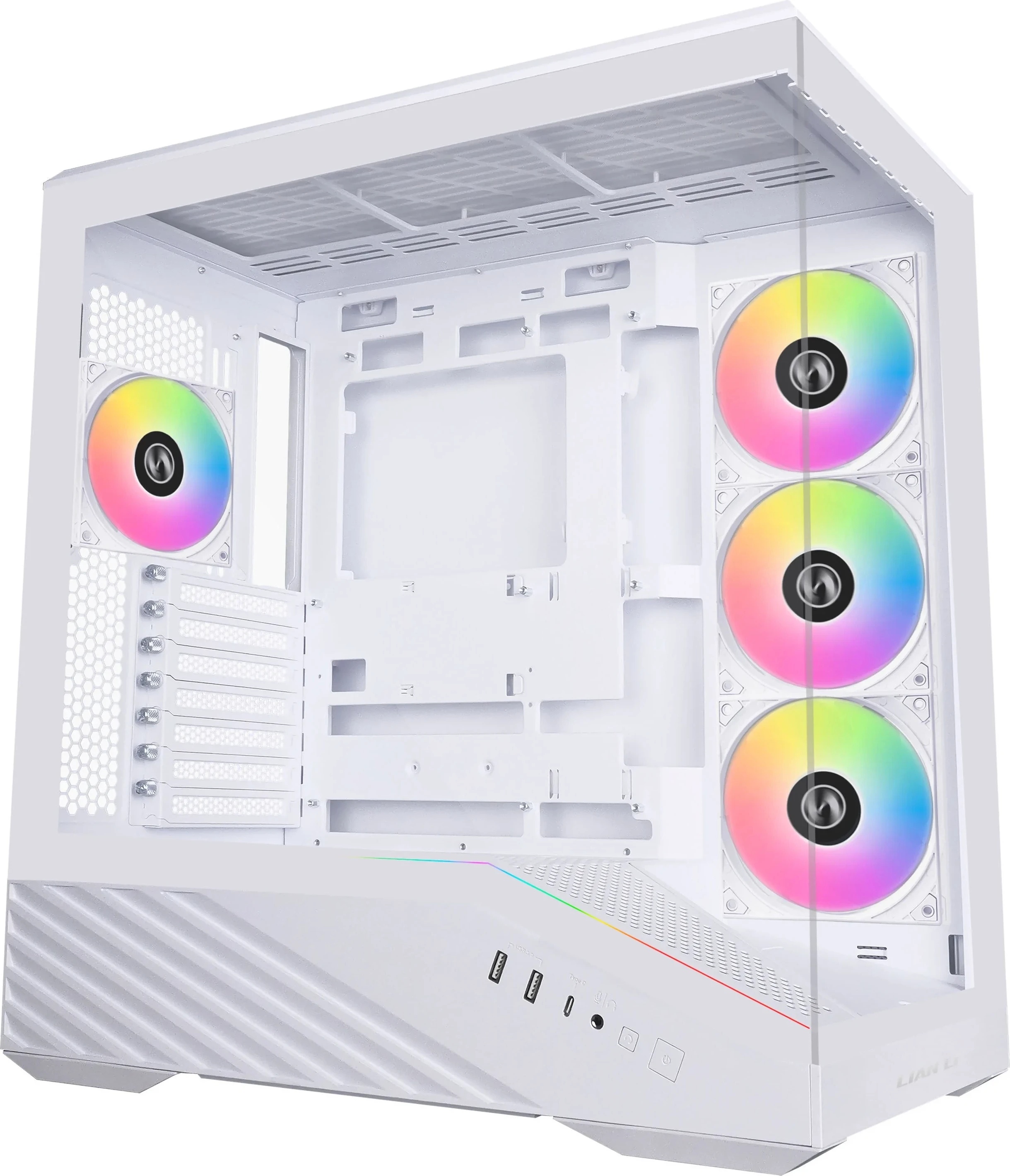 Lian Li Vector V100 ARGB TG white (G99.V100RW.01)