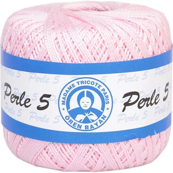 Madame Tricote Paris Perle 5 54458 Powder Pink Плетене на една кука прежда (0359-54458)
