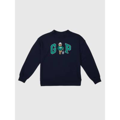 GAP Oversize mikina Brannan Bear s logom tmavomodrá