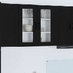 vidaXL Панел за миялна машина Kalmar Черно 80 x 31 x 80 см (884715)