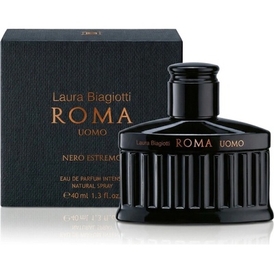 Laura Biagiotti Roma Uomo Nero Estremo Intense parfémovaná voda pánská 40 ml