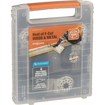 Fein Sada pilových listů na kov a dřevo E-CUT StarLock 35222967010 6ks