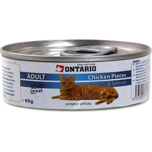 ONTARIO Cat Chicken Pieces Salmon 95 g