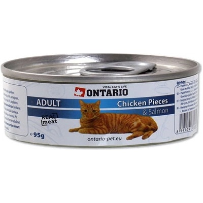 ONTARIO Cat Chicken Pieces Salmon 95 g