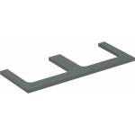 Geberit Плот за мивка Geberit One с двоен изрез, лава мат 120 см (505.345.00.3)