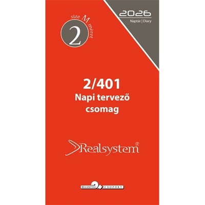 REALSYSTEM 2/401 годишен дневен график пръстен календар аксесоар 2401-00 (2401-00)