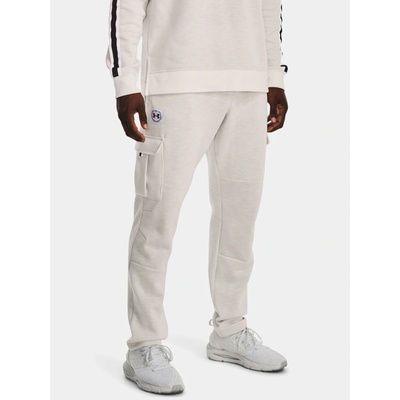 Under Armour pánské tepláky UA Essential Heritge Cgo Pnt-WHT-1373816-112