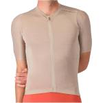 Castelli Мъжка фланелка с къс ръкав за колоездене Castelli Espresso 2 Jersey Cycling jersey - Clay (056-3889-0312)