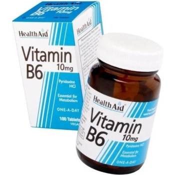 HEALTHAID ХЕЛТ ЕЙД ВИТАМИН Б 6 (ПИРИДОКСИН ) 100МГ. Х90 ТБ. / HEALTH AID VITAMIN B6 - PYRIDOXINE 100MG 90vetabs