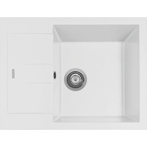 Plados PLADOS КУХНЕНСКА МИВКА ELEGANCE 65-10 650x500 БЯЛА (AM6510/98) Мивка за вграждане