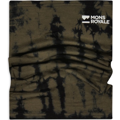 Merino MONS ROYALE DAILY DOSE MERINO FLEX 200 NECKWARMER olive tie dye