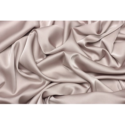 Saténové umělé hedvábí | Silky Armani - Taupe