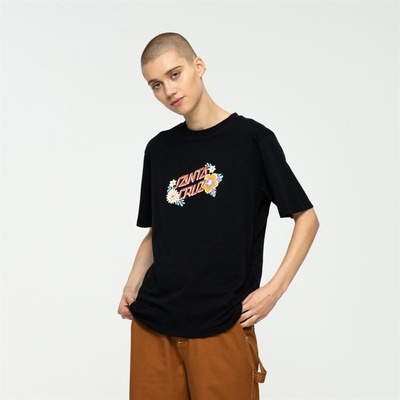 SANTA CRUZ tričko Free Spirit Floral T-Shirt Black