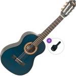 Valencia VC202 Basic SET Transparent Blue Класическа китара с размер 1/2