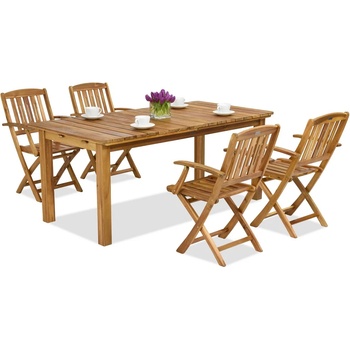 Garden Point Дървени градински мебели Jakarta/Delhi 4 Garden Point (GAP352_2xGAP147)