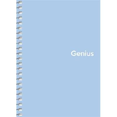 SHKOLYARYK Zošit so špirálovou väzbou A6 kockovaný obal z PP Genius Pastel zmiešaný