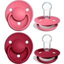 Cumlíky Bibs De Lux silikon 2 ks Coral / ruby