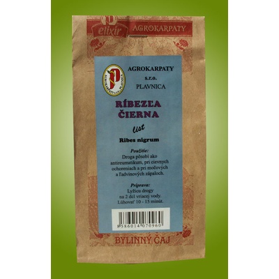 Agrokarpaty Ríbezľa čierna list 30 g