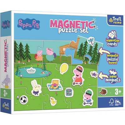 Trefl Magnetické Peppa Pig Peppa a její zábava 12 dielov