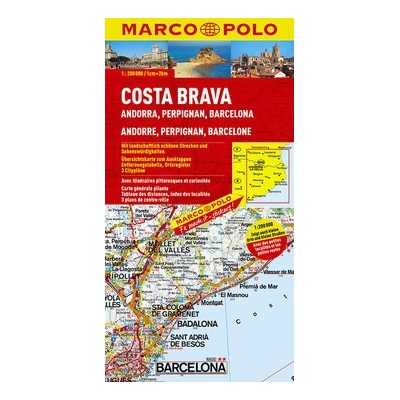 Mairs Costa Brava mapa 1:20
