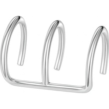 SARINES Stříbrný trojitý ear cuff s moderním designem S1099