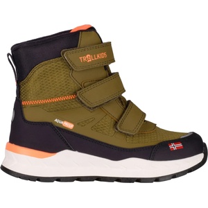Trollkids Детски зимни ботуши Trollkids Kid's Rauland Winter Boots - Spruce Green / Black / Vivid Orange - размер 41 (EU) (702-4708-0724)