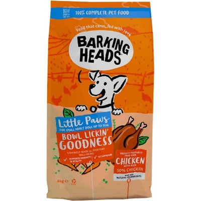 Barking Heads Little Paws Bowl Lickin Good Chicken 6 kg