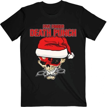 Five Finger Death Punch Риза Santa Knucklehead Unisex Black S (FFDPTS38MB01)