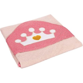 Canpol Babies Mäkká osuška s kapucňou 85x85cm Queen ružová