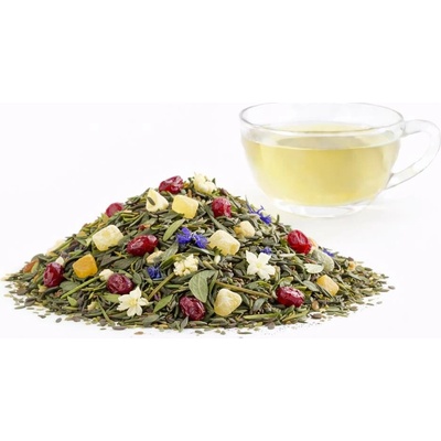 QuickTea Zelené slunce kaktus & brusinka zelený čaj 250 g
