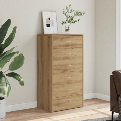 vidaXL 11461.855891 příborník se 6 zásuvkami dub artisan 50x34x96 cm