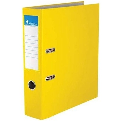 Victoria Basic pákový šanón A4 75 mm žltý