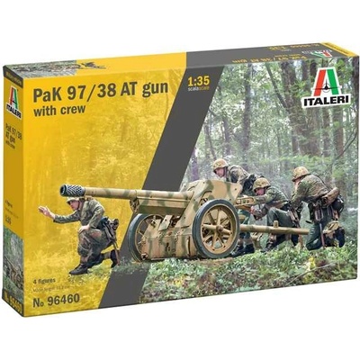 ITALERI Mode Kit figurky 96460 Pak 97/38 AT Gun with Crew 1:35