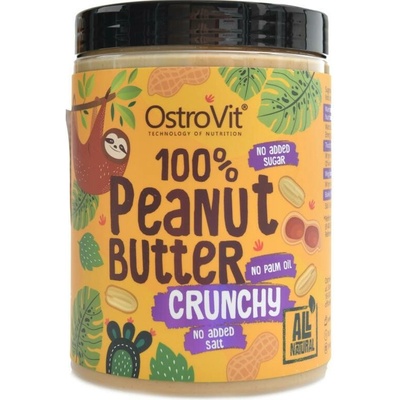OstroVit Peanut butter crunchy arašídové máslo křupavé 1000 g