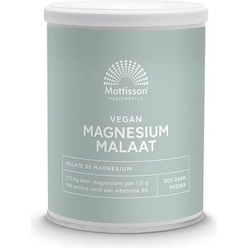 Mattisson Healthstyle Vegan Magnesium Malate, 200 g, Mattisson Healthstyle (MT2323)