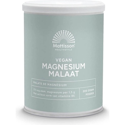 Mattisson Healthstyle Vegan Magnesium Malate, 200 g, Mattisson Healthstyle (MT2323)