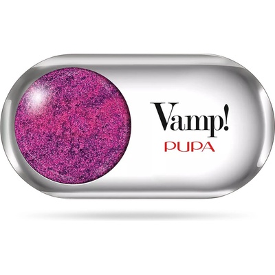 Pupa Vysoko pigmentované očné tiene Vamp! Compact Eyeshadow 100 Irreverent Fuchsia Metallic 1,5 g