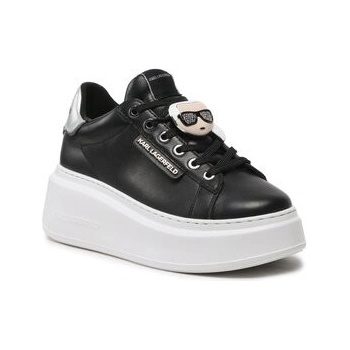 Karl Lagerfeld sneakersy KL63576K black lthr