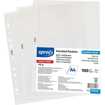 Spree Джоб с перфорация, кристал, А4, 45 classic (3800884765470)