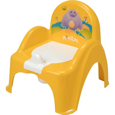 Tega Baby Nočník kresielko s melódiou Monster žlté