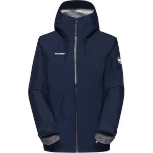Mammut Дамско водоустойчиво яке Mammut Women's Crater Light Hardshell Hooded Jacket Waterproof jacket - Marine (102-4439-0212)