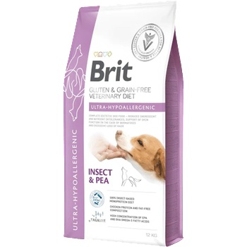 Brit Veterinary Diets Dog Ultra-hypoallergenic с насекоми и грах