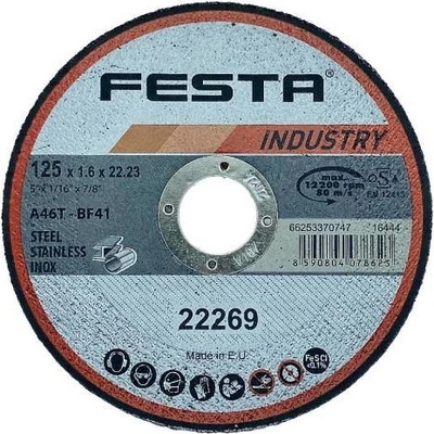 Festa Kotúč rezný 125 × 1,6 mm 22269