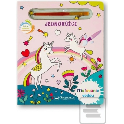 Maľovanie vodou Jednorožce