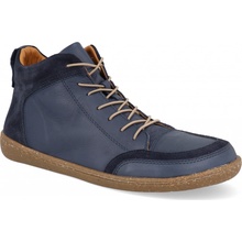 KTR Barefoot dámske členkové topánky Timoti Navy/navy modré