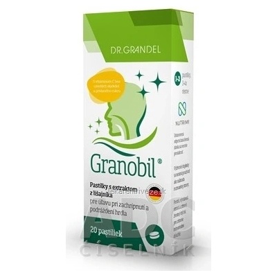 Dr.Grandel Granobil pastilky s extraktom z lišajníka 20 ks