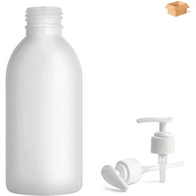 Tera plastová lahvička bílá s bílou pumpičkou 200 ml 220 ks