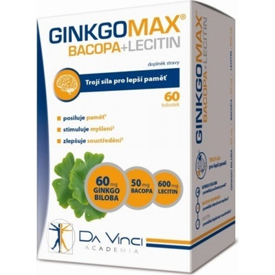 GinkgoMAX Bacopa+Lecitin DaVinci Academia 60 tabliet